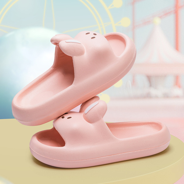 Cartoon cute non-slip children's summer mule for bathroom
