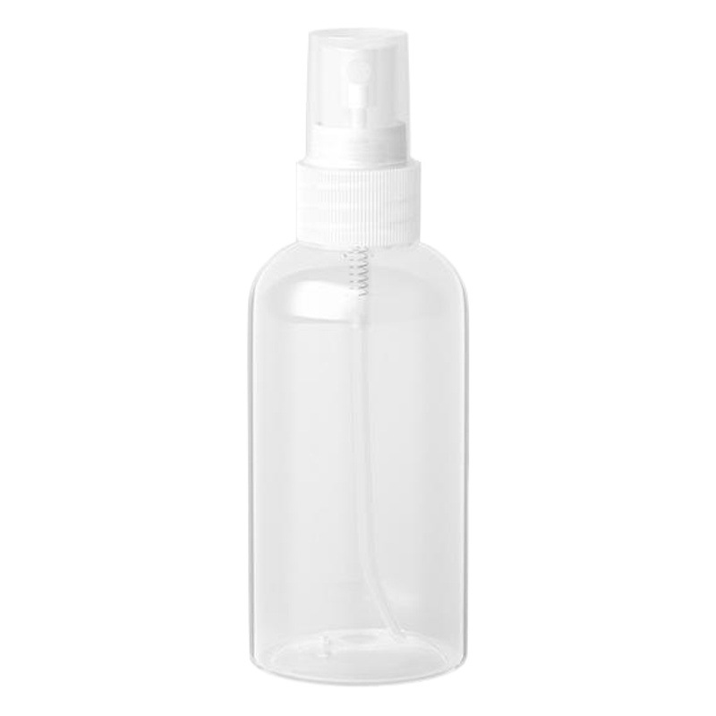 Botella Atomizadora Baja de 75ml Plástico PET Transparente para Desinfectante