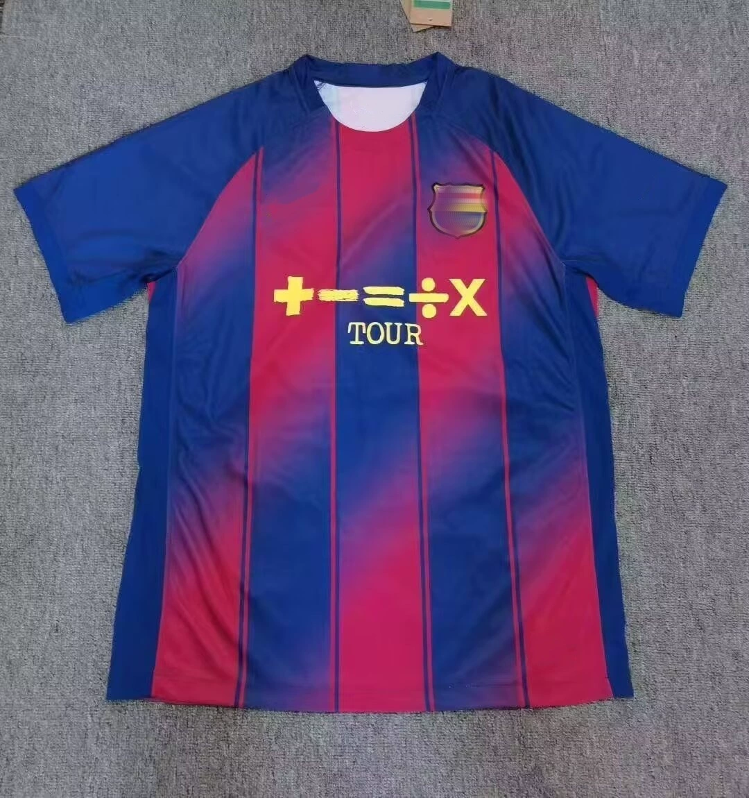 Популярная футболка Real Madrid Barcelona Bayern Paris Brazil Ajax Barcelona Месси Неймар Роналдо сборная по футболу