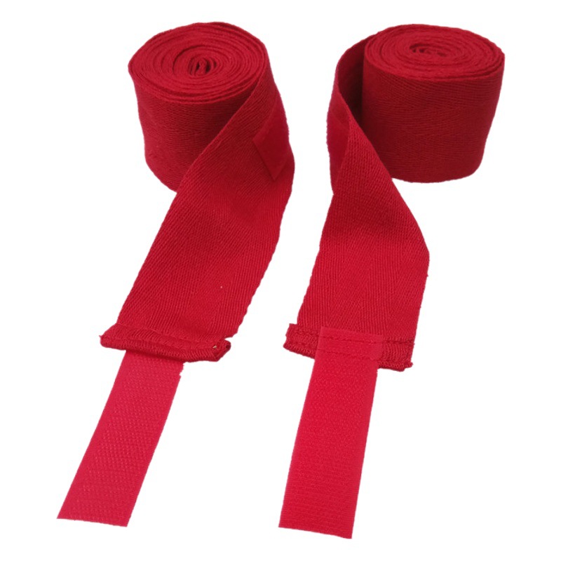 Algodón 3m/2,5 m boxeo vendaje muay thai Sanda lucha mano banda partido hombres y mujeres boxeo mano protector