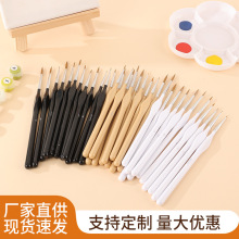 厂家直供三角杆勾线笔套装塑料杆水彩水粉工笔描线笔国画丙烯画笔