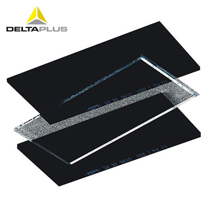 代尔塔101511 焊接面屏片 5片11度5片透明 焊接面屏替换片