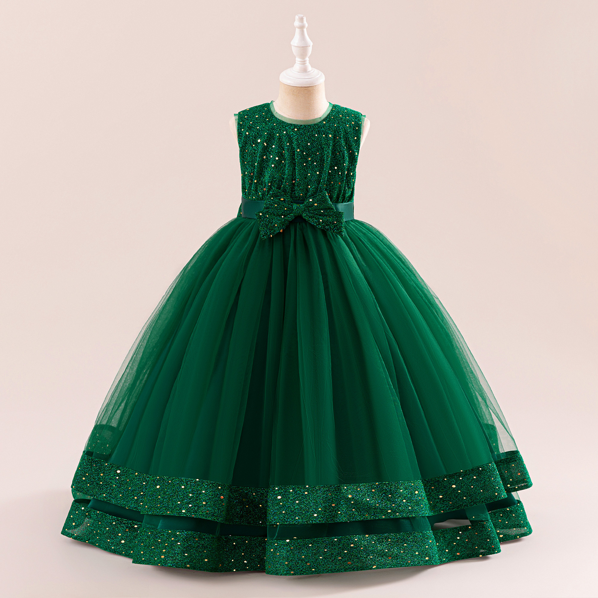 Wholesale in stock girls' dresses christmas princess dresses…