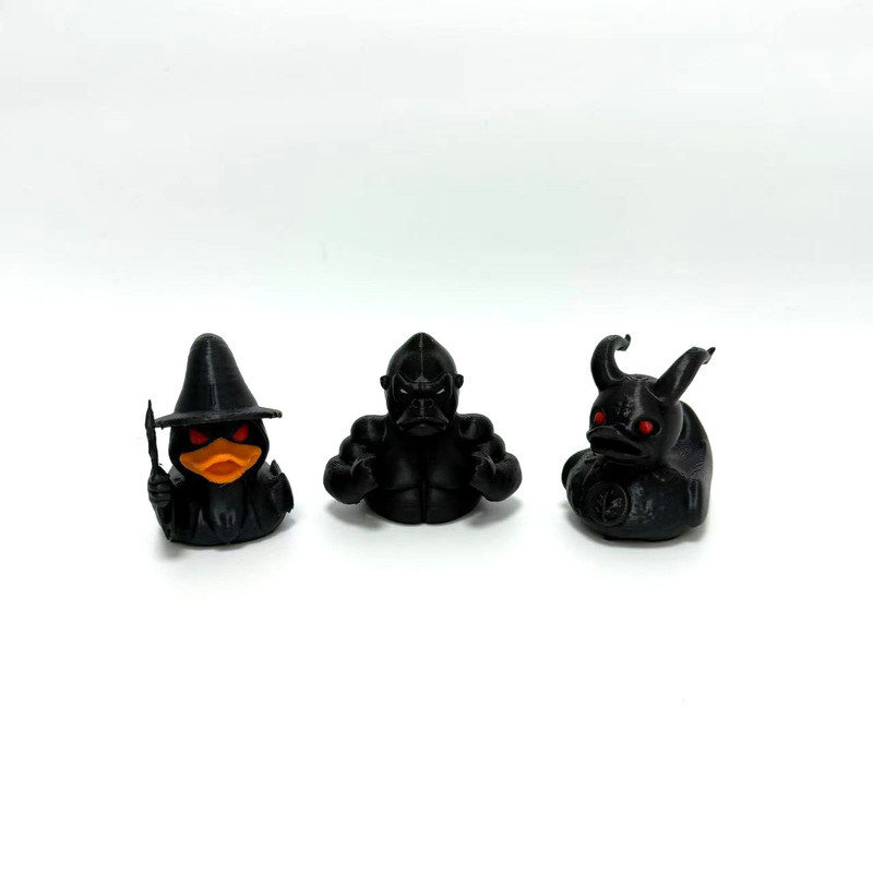 国境を越えた新製品 3D プリント面白いアヒル 6 点セット悪魔アヒルクリエイティブ装飾品ゴーストアヒル邪悪なアヒルハロウィン|undefined