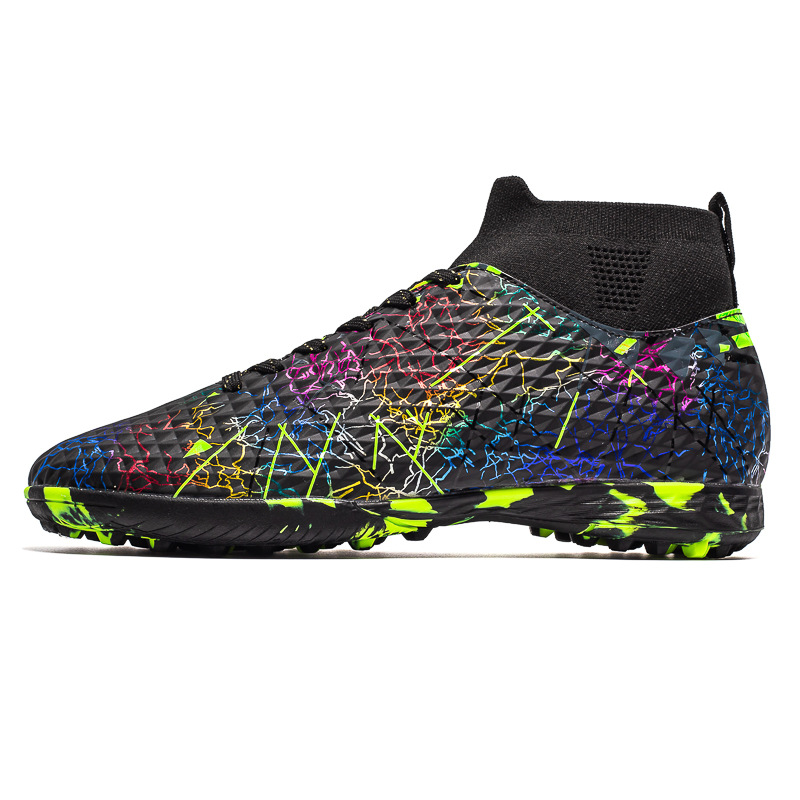 2025 nuevos zapatos de fútbol transfronterizos nuevos juegos de clavos transfronterizos para hombres clavos al por mayor antideslizantes adolescentes