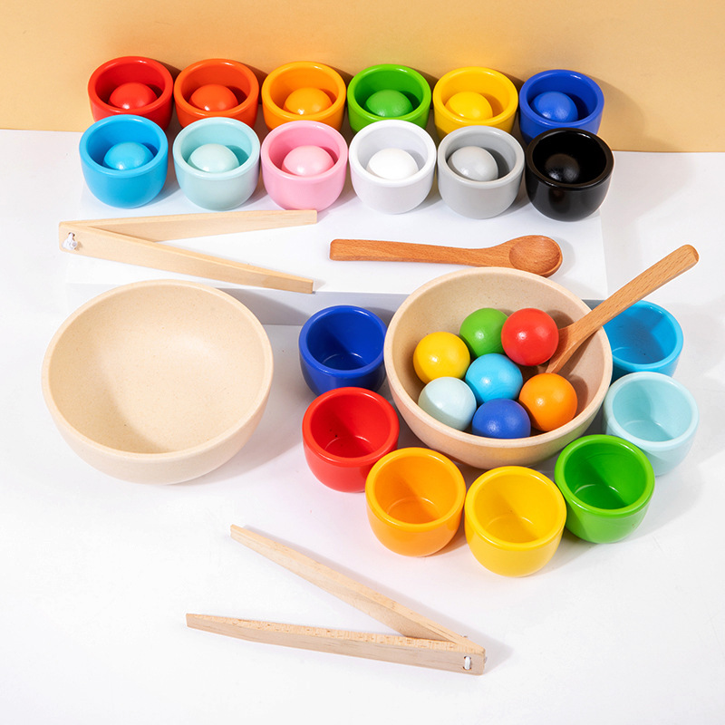 Wooden cognitive smart toy Montessori