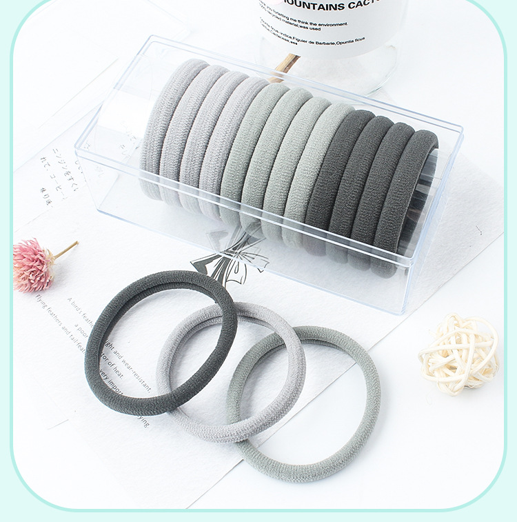 80g Weight Rubber Band Hair Accessories Type 1 Set Quantity Daily Occasion Fashion Circle Rubber Rubber Band 1 Set