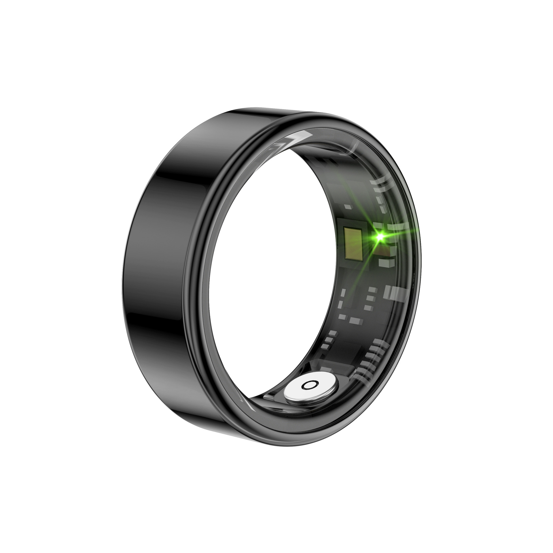 Anillo inteligente transfronterizo frecuencia cardíaca oxígeno sangre salud monitoreo del sueño hombre y mujer tecnología negra impermeable Bluetooth anillo deportivo