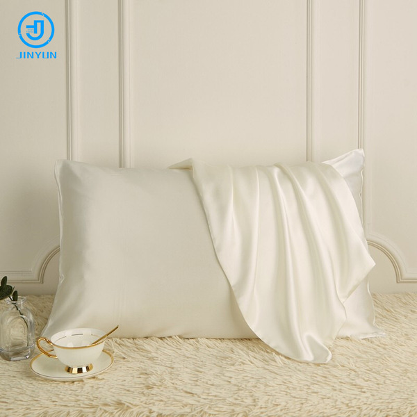 Double-sided silk solid color breathable pillowcase