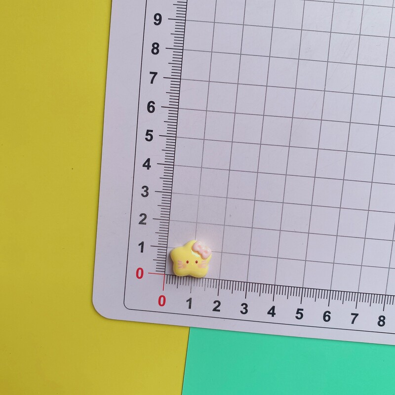 Diyクリームゴム星かわいい蝶結び髪飾りシミュレーションヘアクリップ手作りストラップ樹脂アクセサリー|undefined