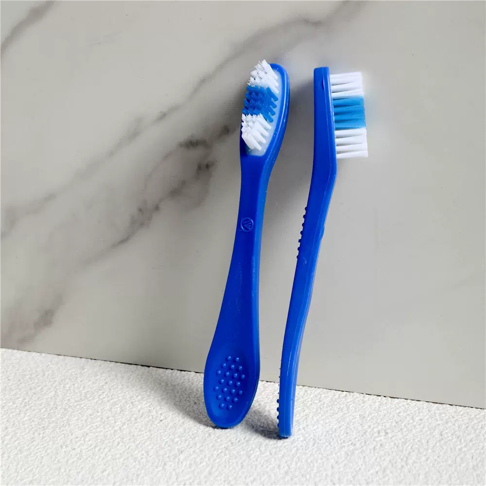 12.5厘米看守拘留所监狱专用安全软柄牙刷精神科院可弯曲牙刷