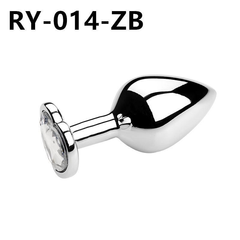 Corazón de metal plug anal back patio para usar artículos sexuales dilatadores coquetear al por mayor SM artículos sexuales para adultos