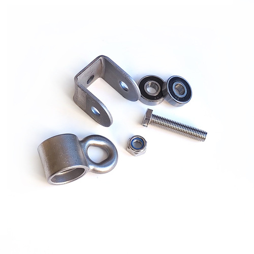 Round pipe load-bearing swing bracket square pipe double bearing swing accessory ring bolt hook toy outdoor outdoor