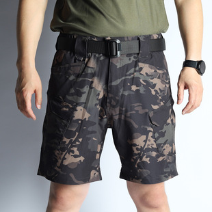 Summer tactical X7PRO shorts men's thin quick-drying breathable multi-bag workwear shorts military fans tactical pants