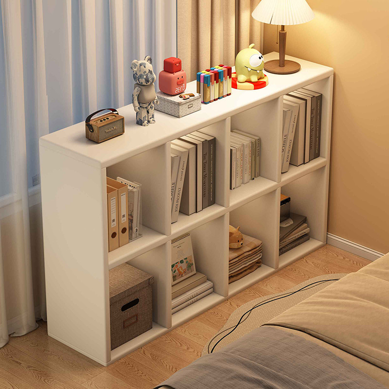 Estante de piso a techo Estante de rejilla Kalek Gabinete de ocho compartimentos Gabinete de partición de borde de cama Librería combinada de jardín de infantes