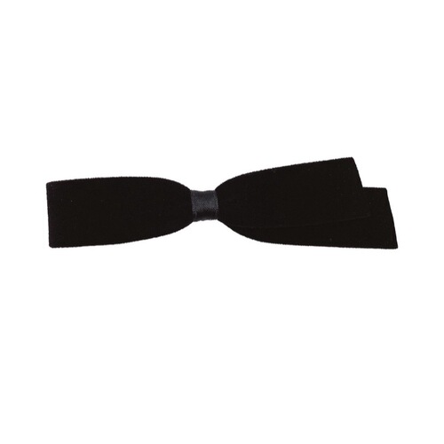 French Retro Velvet Bow Duckbill Clip High-End Design Side Bangs Clip Minimalist Elegant Hair Accessory