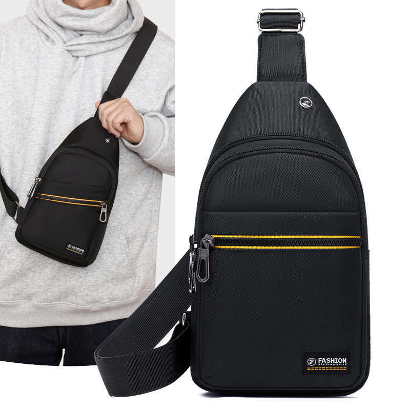 Nuevo bolso de pecho de hombre de gran capacidad, tela Oxford, mochila práctica simple, moda, ocio, viaje, bolso de hombro universal.