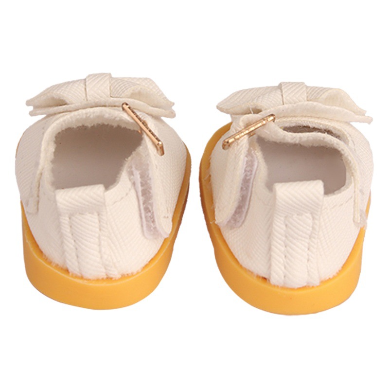 Zapatos de muñeca de 14 pulgadas Zapatos de 5cm Zapatos de arco de muñeca de algodón de 20cm Zapatos de muñeca de juguete