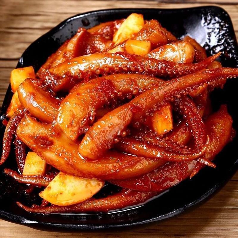 香辣鱿鱼吃的零食小吃即食海鲜熟食麻辣铁板鱿鱼网红食品零食批发|undefined
