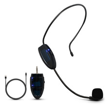 2.4G无线麦克风头戴式教师课小蜜蜂扩音器耳麦户外蓝牙音响话筒