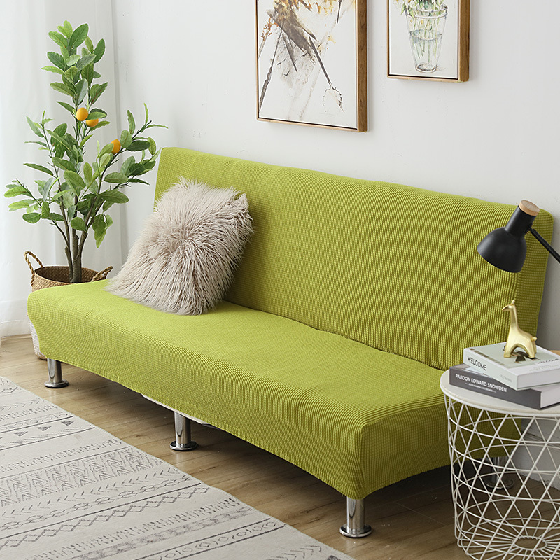 Elástico todo-poderoso sofá plegable cubierta de cama simple cubierta de sofá todo incluido sin reposabrazos cubierta de sofá simple universal todo en uno