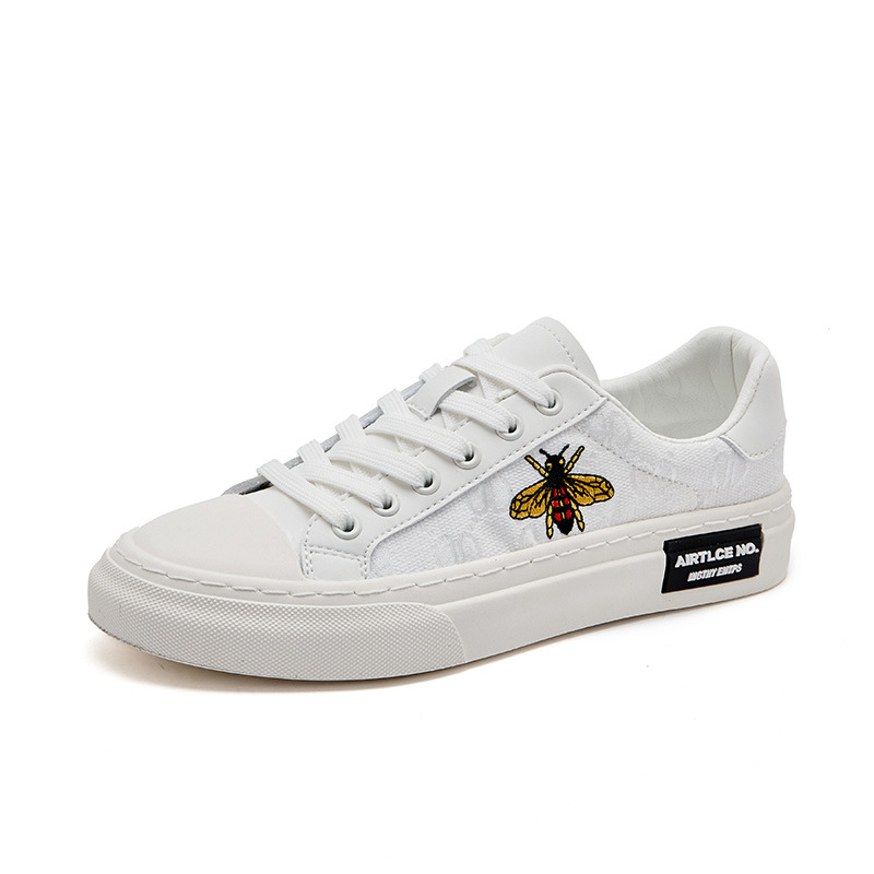 Canvas damesschoenen winter dunne ademende lage casual witte schoenen trendy mode bij veelzijdige sneakers_voghion.com