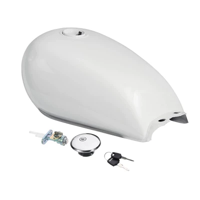 Motorcycle Safety Supplies retro modified Prince GN125 - white-accessories