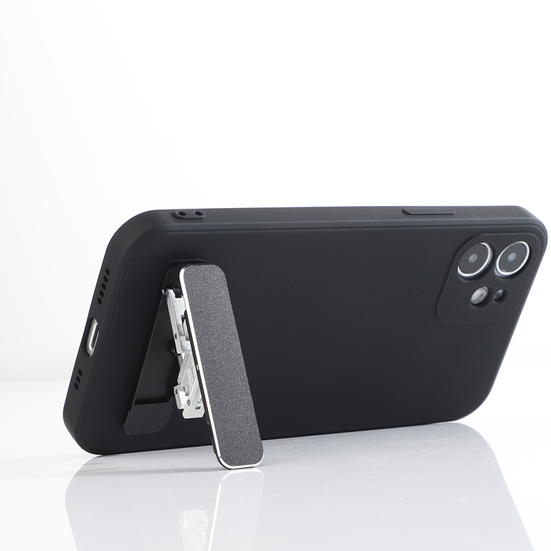 Mini folding mobile phone shell for live broadcast, with back attached to portable lazy person small bracket, Tiktok_voghion.com