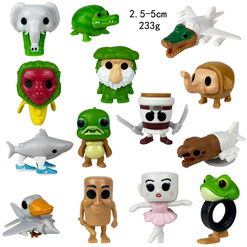 Фигура Шанхай Jing Tralala деревянная палочка-человек, assorted characters, пакет OPP, 0,4 кг