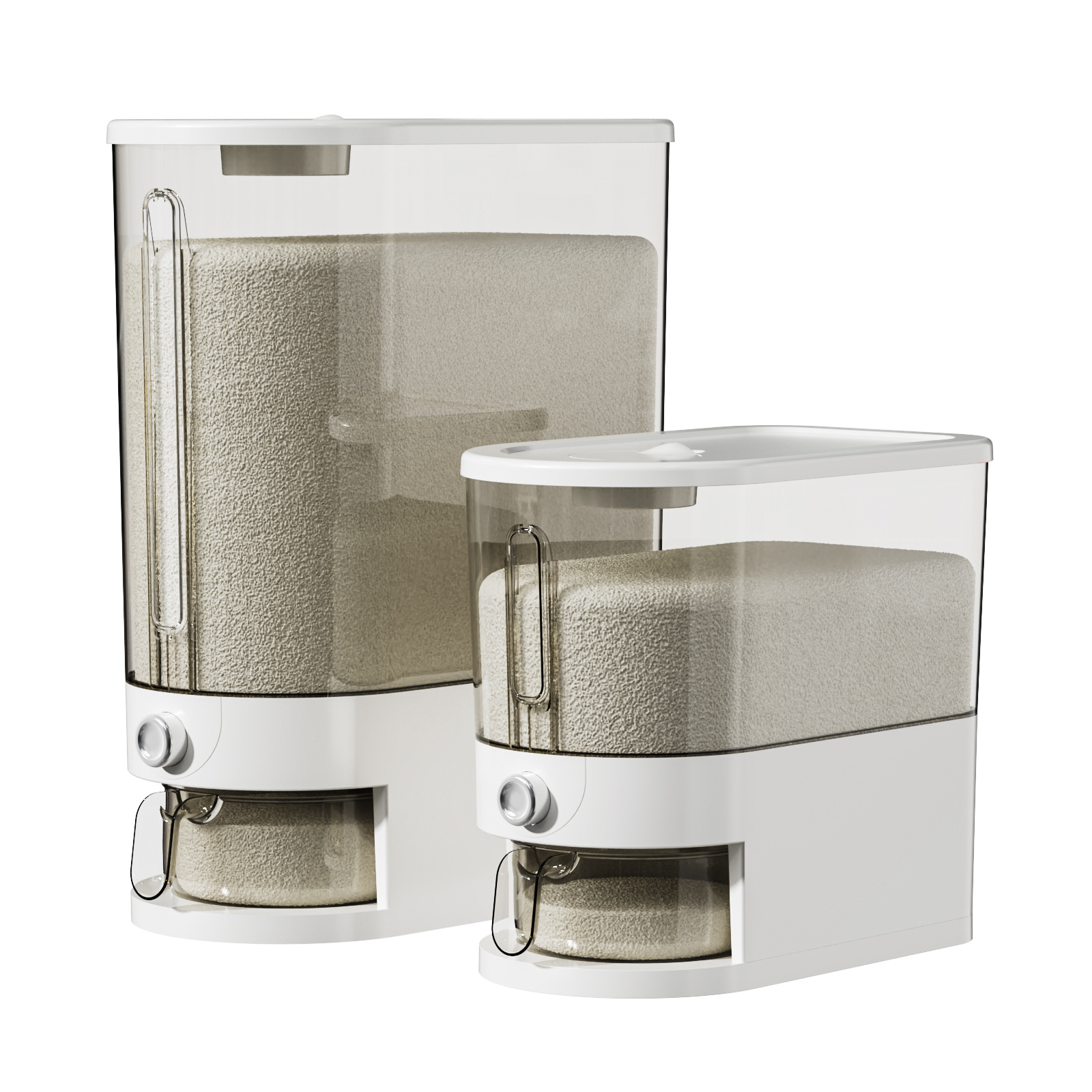 [Selección estricta] nuevo barril de arroz a prueba de insectos a prueba de humedad sellado de harina de arroz de grado alimenticio hueco de almacenamiento de barril de arroz