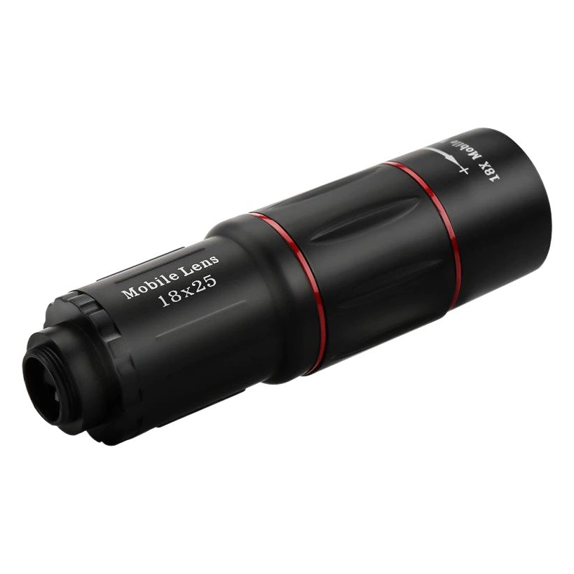 Универсальный внешний монокулярный телескоп с 18-кратным зумом для мобильных телефонов, оптом от Amazon, для концертов и использования на открытом воздухе.