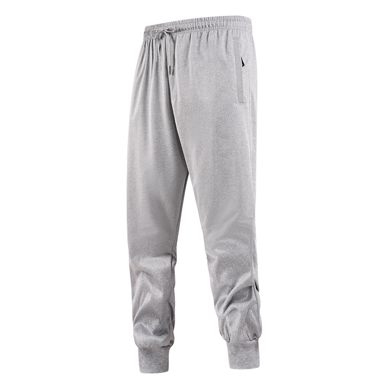 2026 Spring Men's Casual Pants Men's Solid Color Versatile Long Pants Cuffed Joggers New Style Cross-Border Amazon