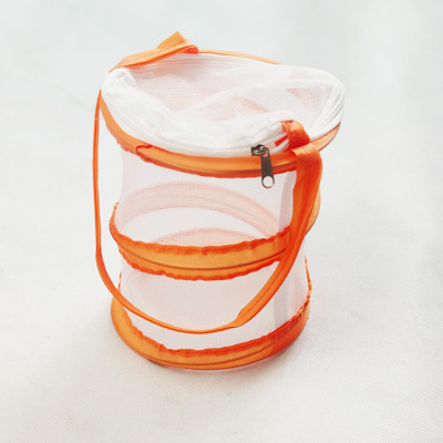 小号手提蝴蝶笼pvc 儿童可折叠宠物笼防虫网箱昆虫爬虫饲养箱