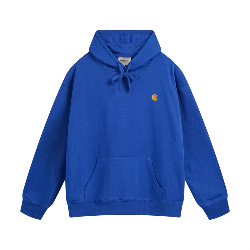 Wip Men's Sweatshirt New Classic Logo Embroidery Hooded Trendy Carhartt Fleece Sweatshirt Wholesale