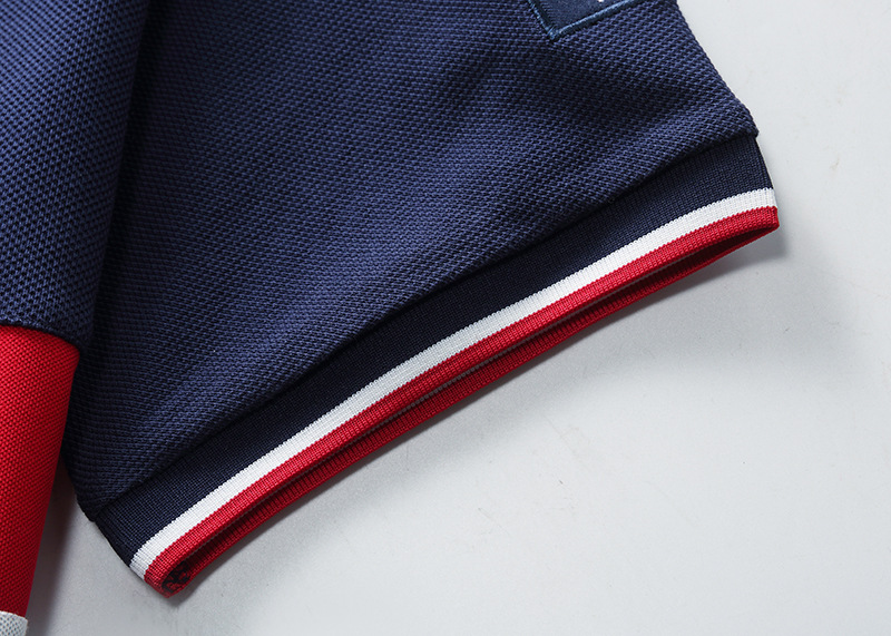 Polo homme rétro rayé casual manches courtes sport chic t-shirt_voghion.com