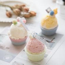 批发蔓玥生日造型冰淇淋雪糕蛋糕淋面甜品香薰蜡烛装饰