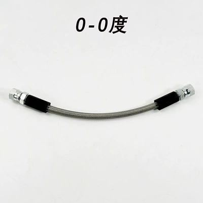 Engine Oil Pipe 30– 500cm An4Ptfe Silver Stainless Steel Braided Oil Pipe with High Temperature Resistance (Tubing) - silver-0-0-30cm