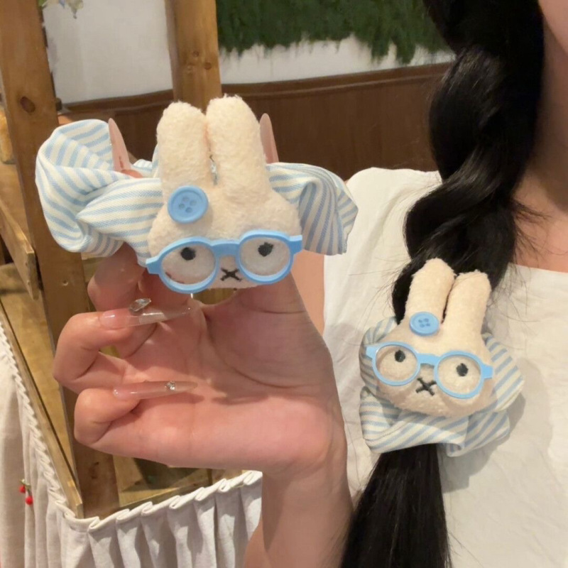 可爱米菲兔发圈女高级感洋气时尚2025新款韩系少女扎马尾发绳发饰|undefined