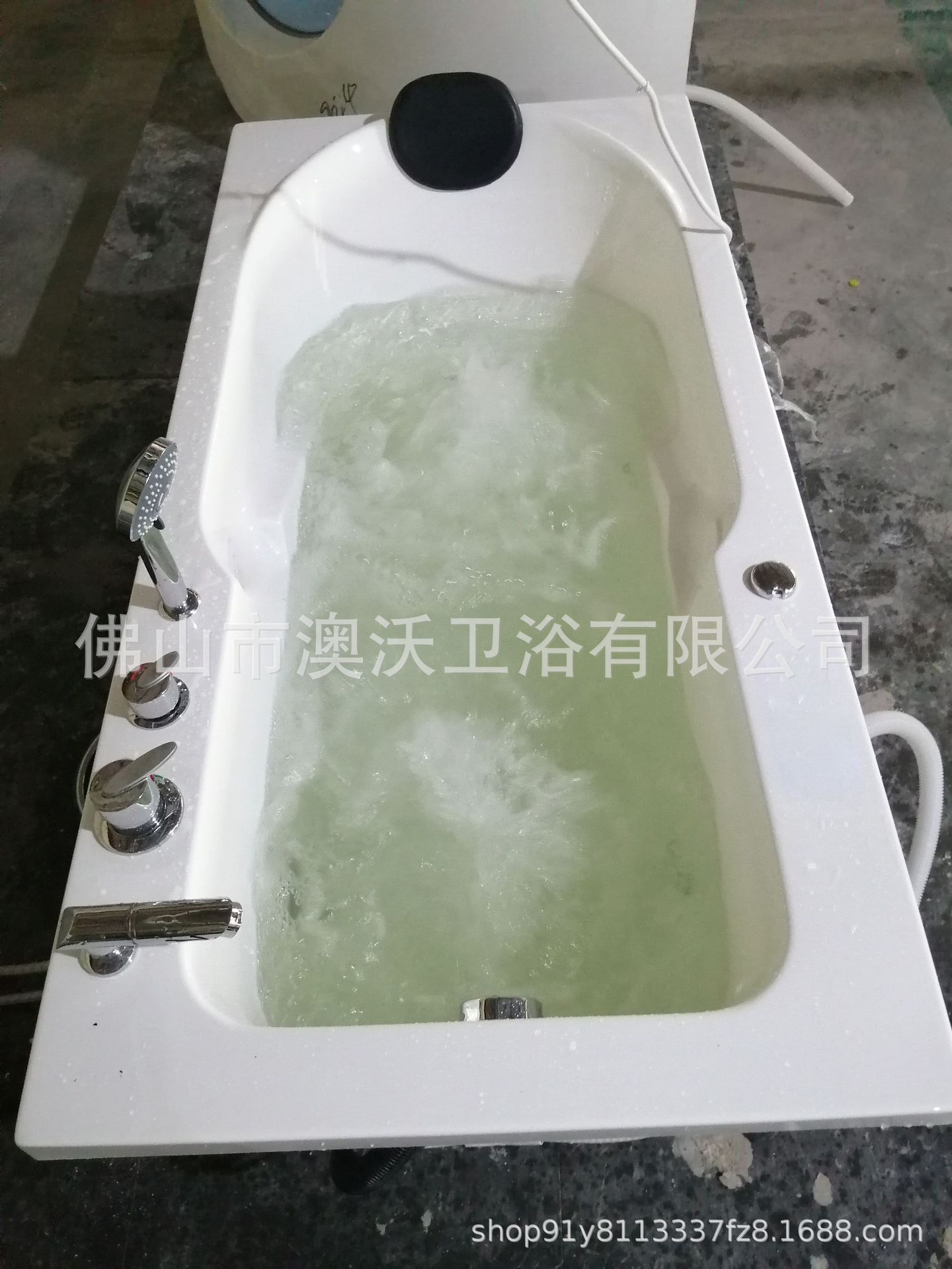Acrílico incrustado masaje bañera hogar adulto europeo sola bañera mini baño 1,2 m-1,7