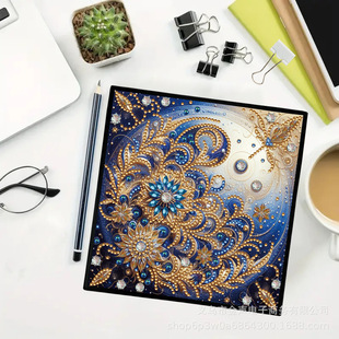 New Cross-border Hot Selling 5D Crystal Flower Notebook Diamond Painting Handmade DIY Dot Diamond Wholesale Diamond Sticker