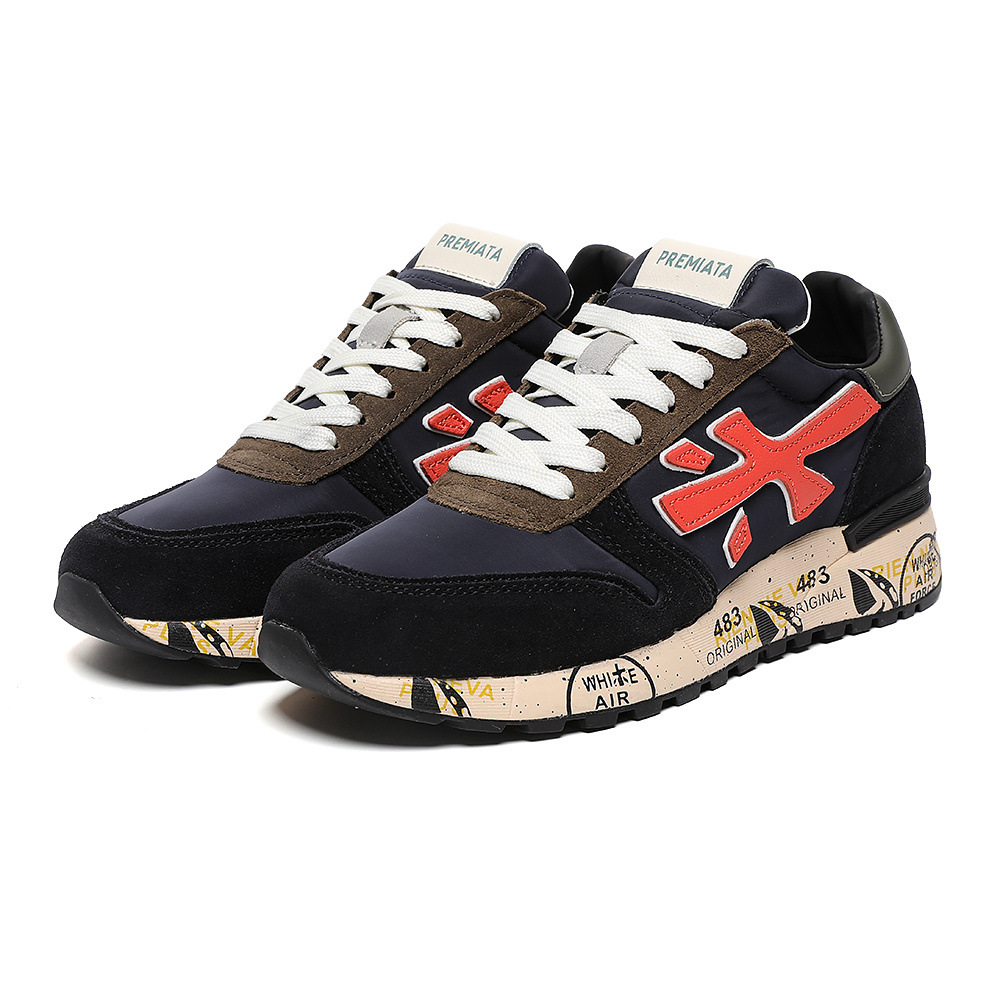 Comercio exterior transfronterizo nuevos zapatos masculinos premium, suela gruesa transpirable, zapatos deportivos casuales de cuero anti-pelú.