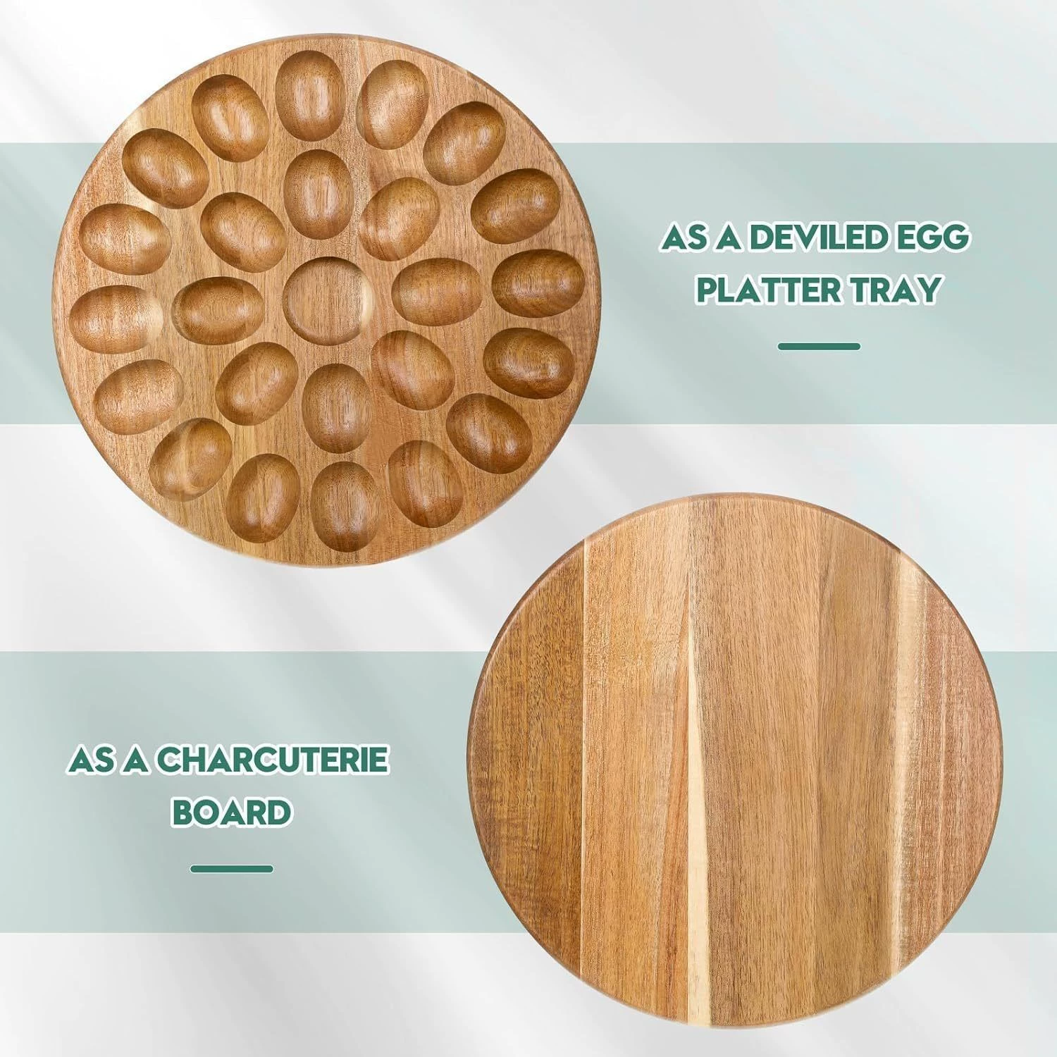 Яичная коробка для хранения яиц в японском стиле из цельного дерева, держатель для яиц, холодильник, кухня для хранения яиц, двухсторонняя деревянная тарелка для яиц