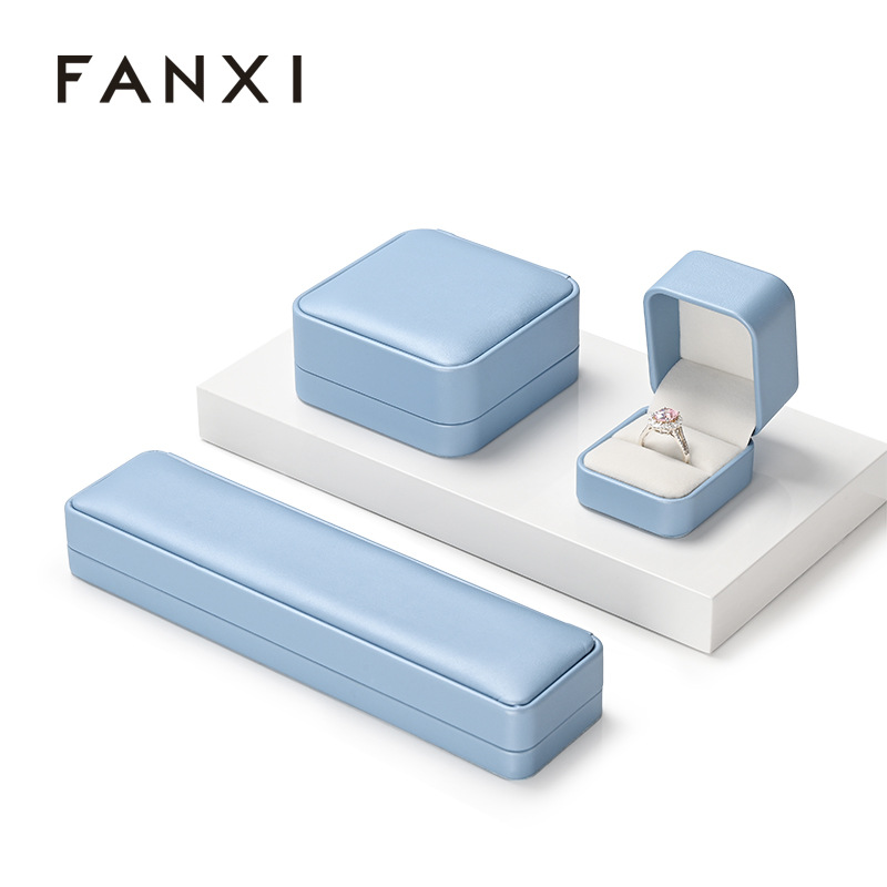 Fanxi Senior Marriage Proposal Ring Box Creative Jewelry Storage pendientes collar pulsera a caja de anillo al por mayor