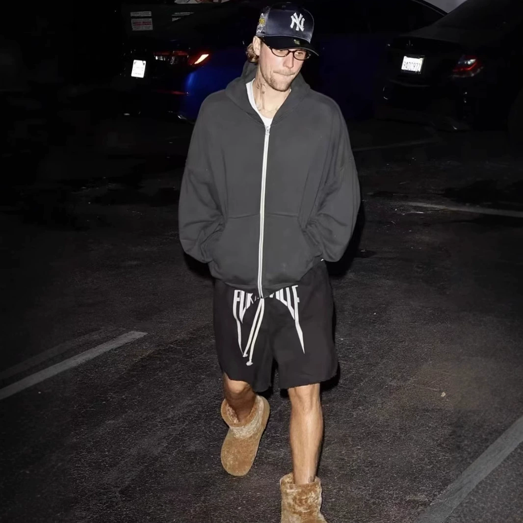 Ro goth темные нишевые шорты с тяжелой вышивкой и логотипом для бокса с разрезом и необработанными краями, пятиточечные шорты на шнурке для мужчин и женщин