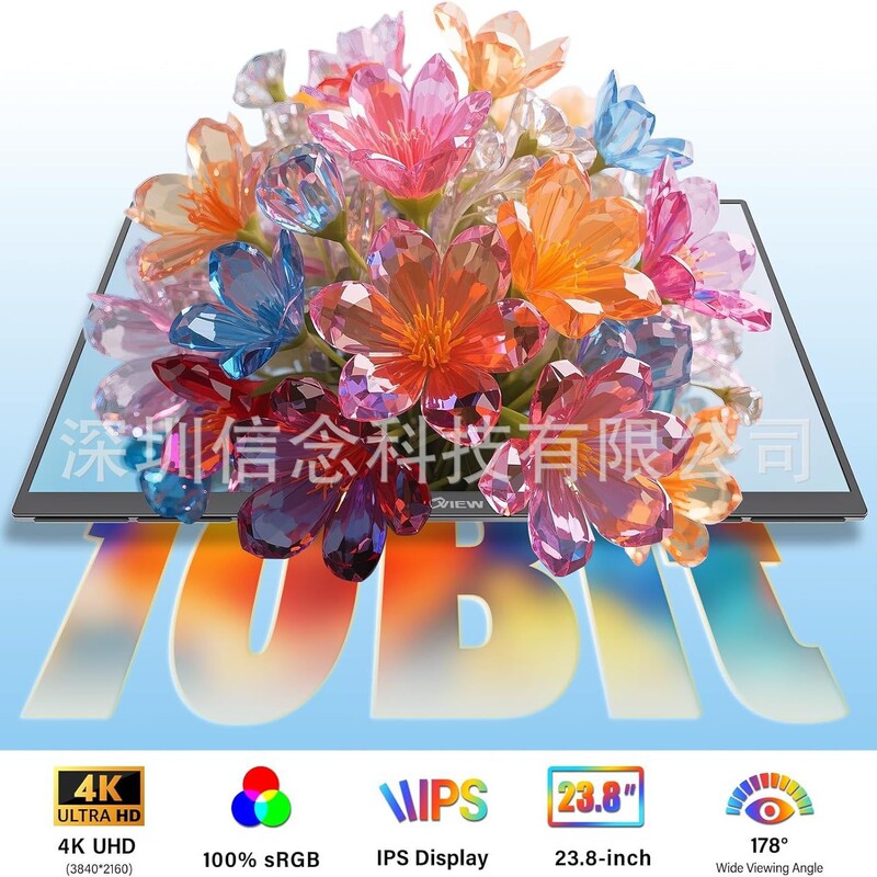 Portable 4K Display Expansion Screen Suitable for Mac Mini-P Smartphone External Screen High Refresh