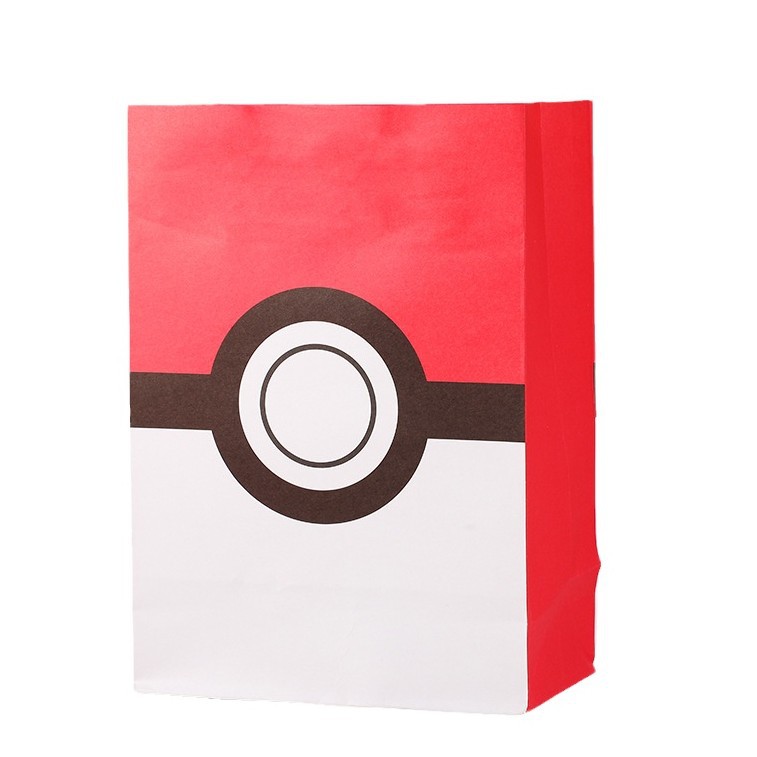 Nueva moda bolsa de regalo ins simple caramelo de dibujos animados fiesta plana pastel de bolsillo para hornear bolsa de papel de envasado de alimentos