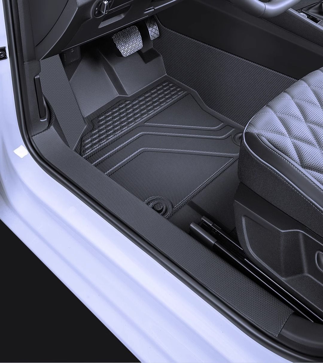 Chery Tiggo 8Plus Cdm Pro 8L Kunpeng Fully Surrounded Original Door Sill Tpe Car Floor Mats