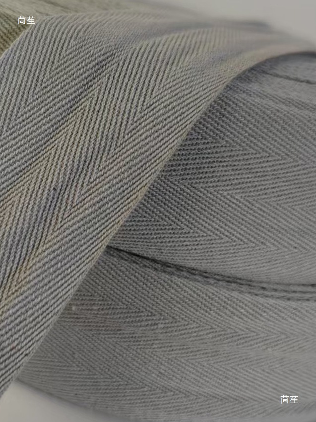 cm10腰捆绑带宽包边绑腿人字纹绑斜纹棉布条包边带浅灰色条详情