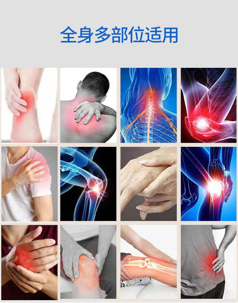 Elastic Cloth Pain Relief Patch Warm and Cool Sensation for Neck Shoulder Waist Leg Joints 10x13cm in use