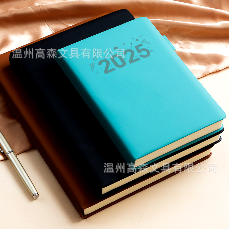 Cuaderno, 2025, oficina súper gruesa, negocio, libro grueso, libro de registro de trabajo, bloc de notas grueso b5, personalizado